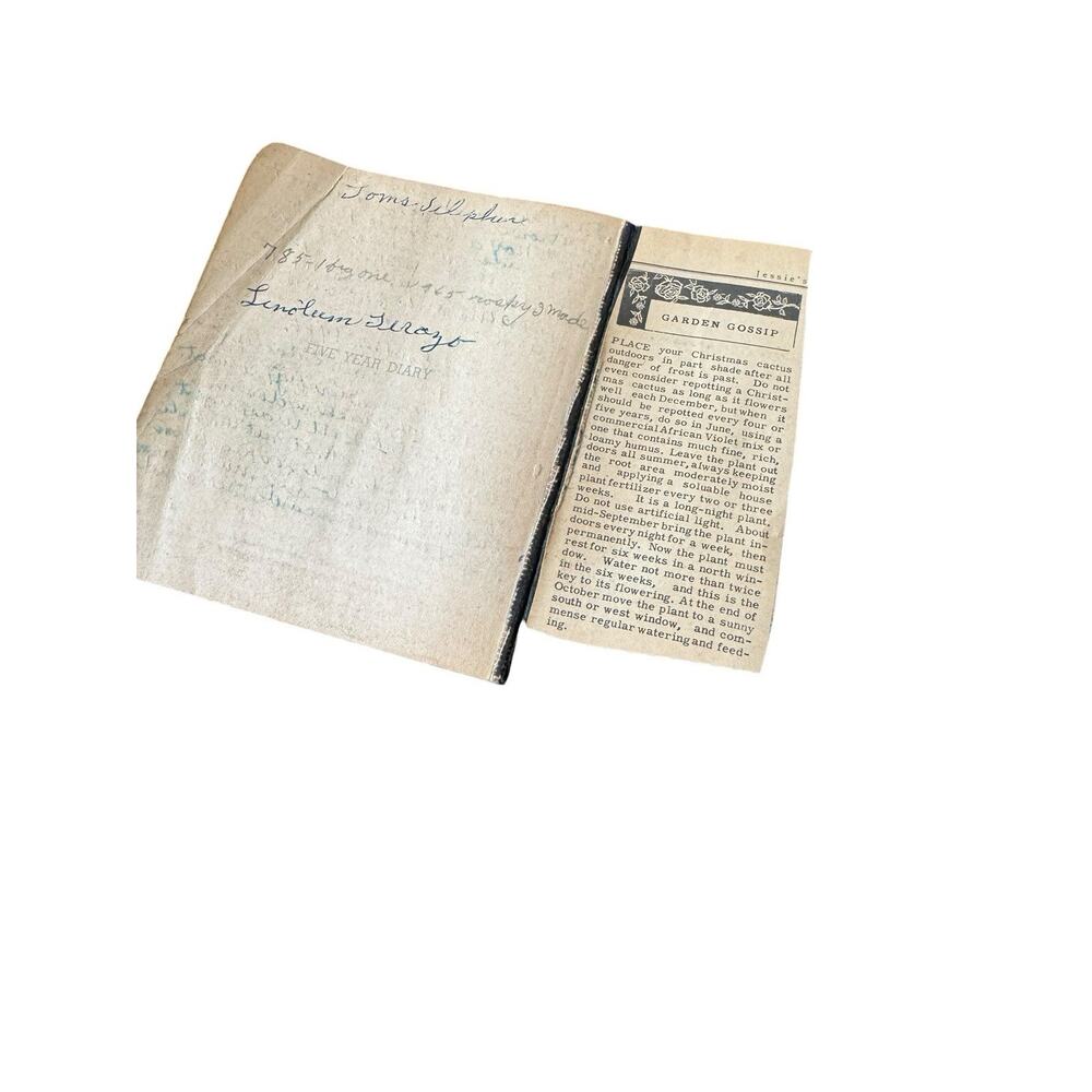 Vintage Diary Lot 1957 1964 Lot of 2 Journals Handwritten Ephemera Paper READ - Picture 11 of 15